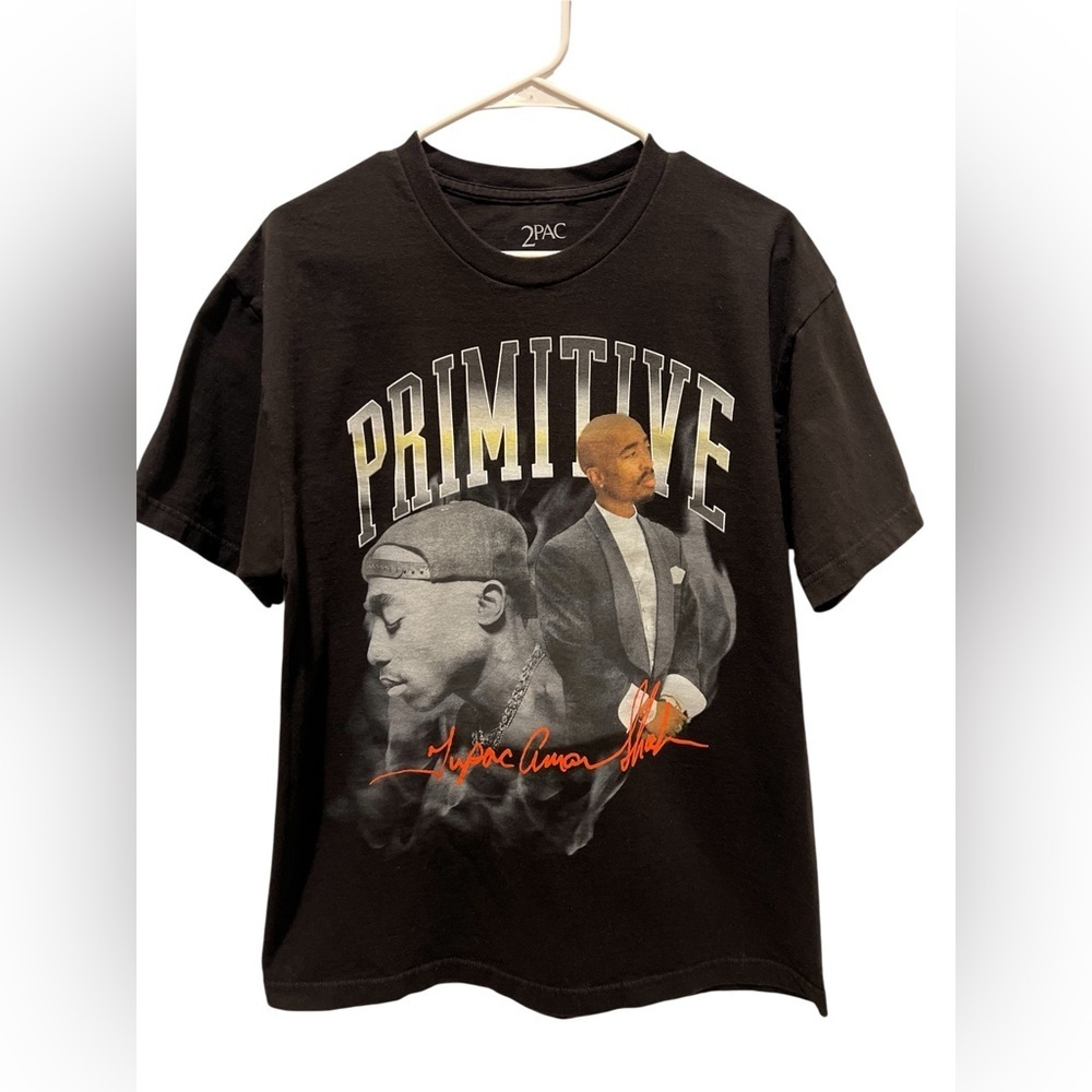 Primitive 2Pac Black Graphic T-Shirt